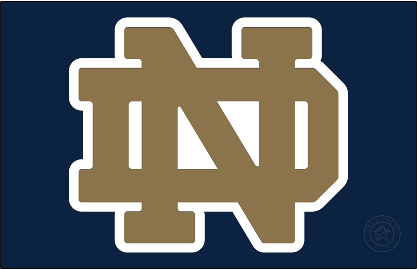 Notre Dame Fighting Irish 2006-2015 Alt on Dark Logo v4 diy DTF decal sticker